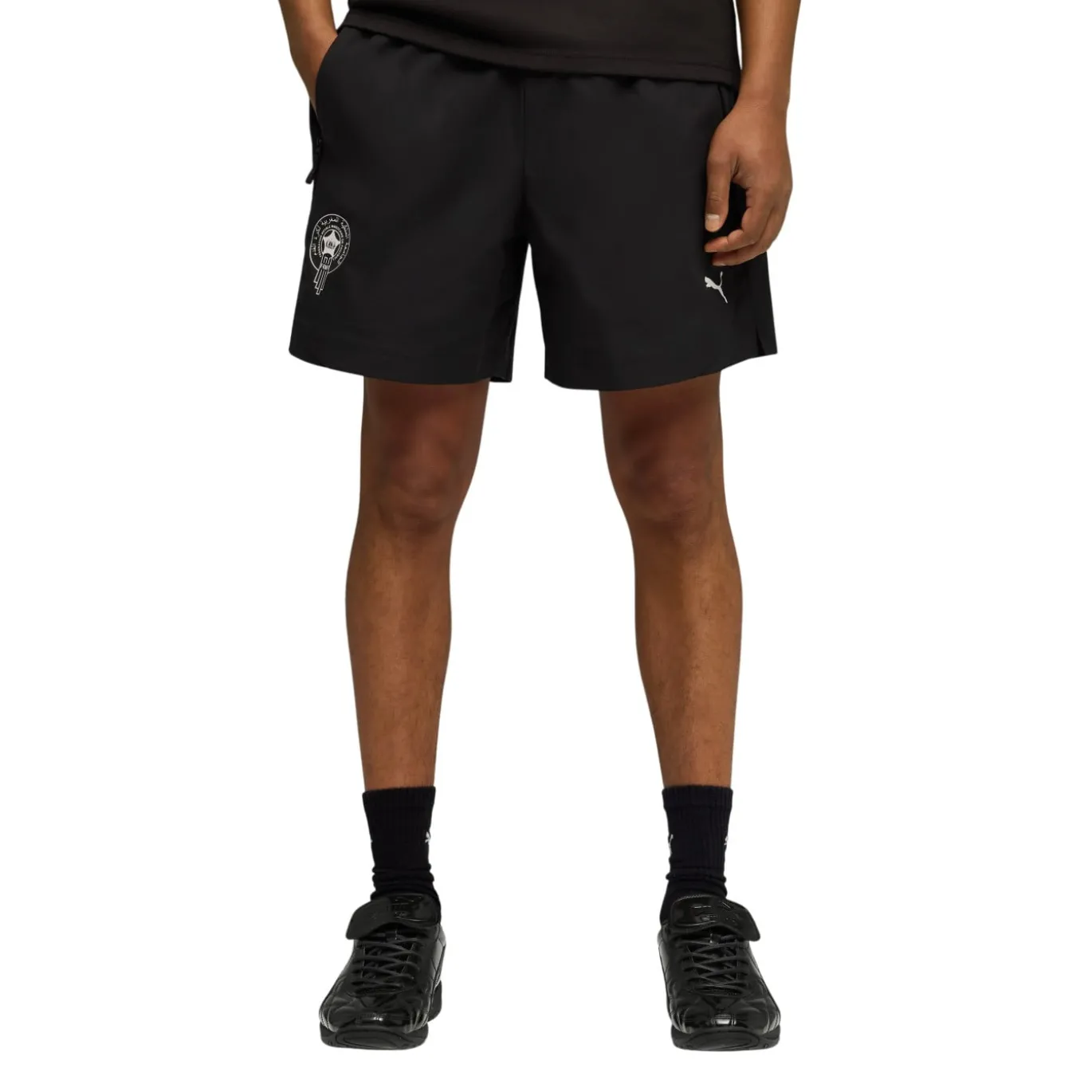 PUMA Marokko Pumatech Broekje 2026-2028 Zwart Wit