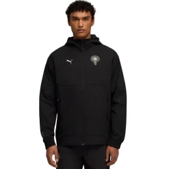 PUMA Marokko Pumatech Trainingsjack Hooded 2026-2028 Zwart Wit