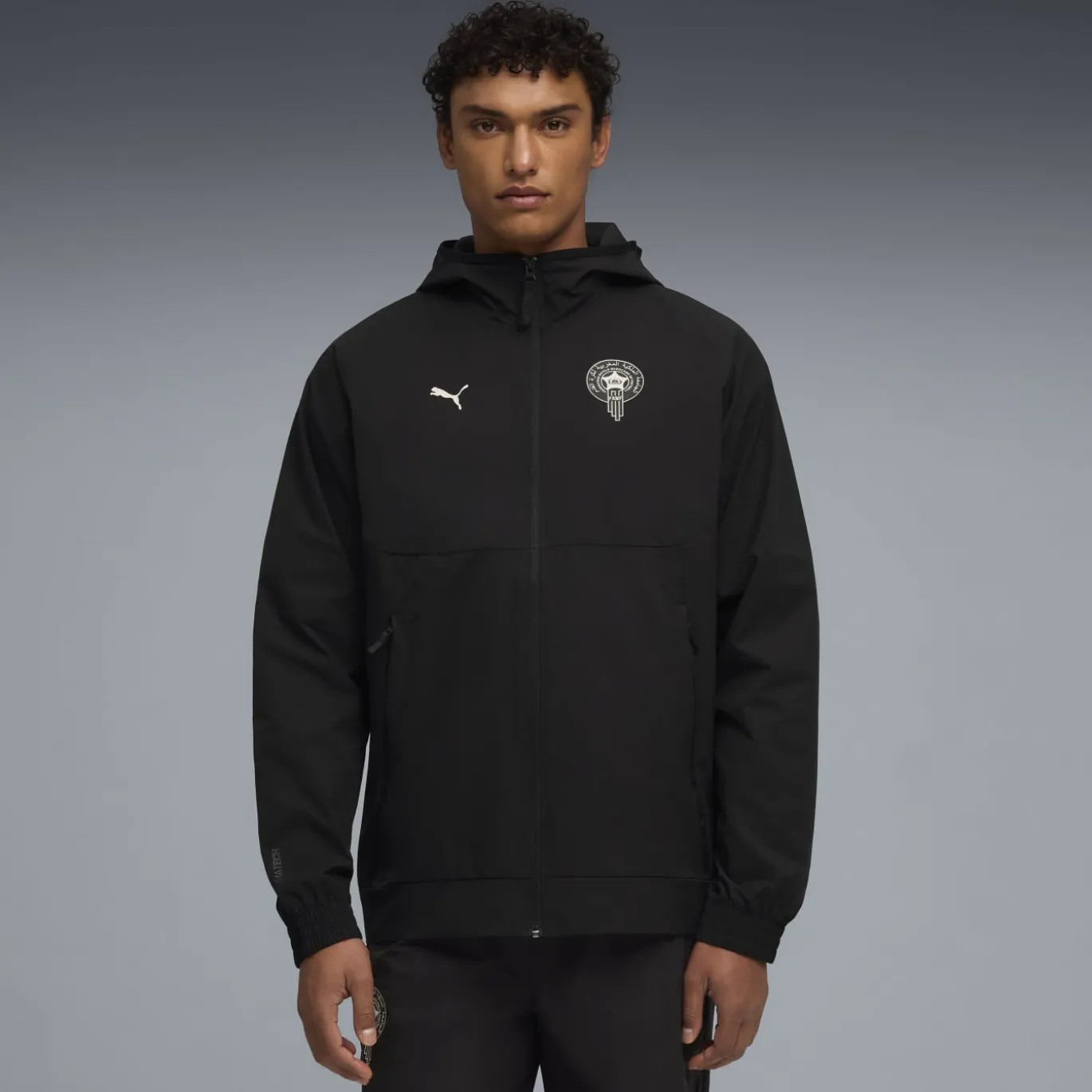 PUMA Marokko Pumatech Trainingspak Hooded 2026-2028 Zwart Wit