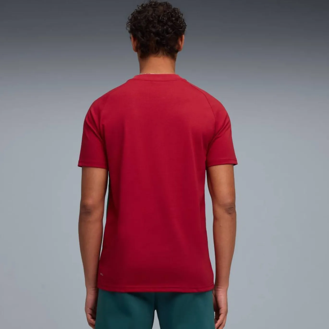 PUMA Marokko Pumatech T-Shirt 2026-2028 Rood Groen Goud