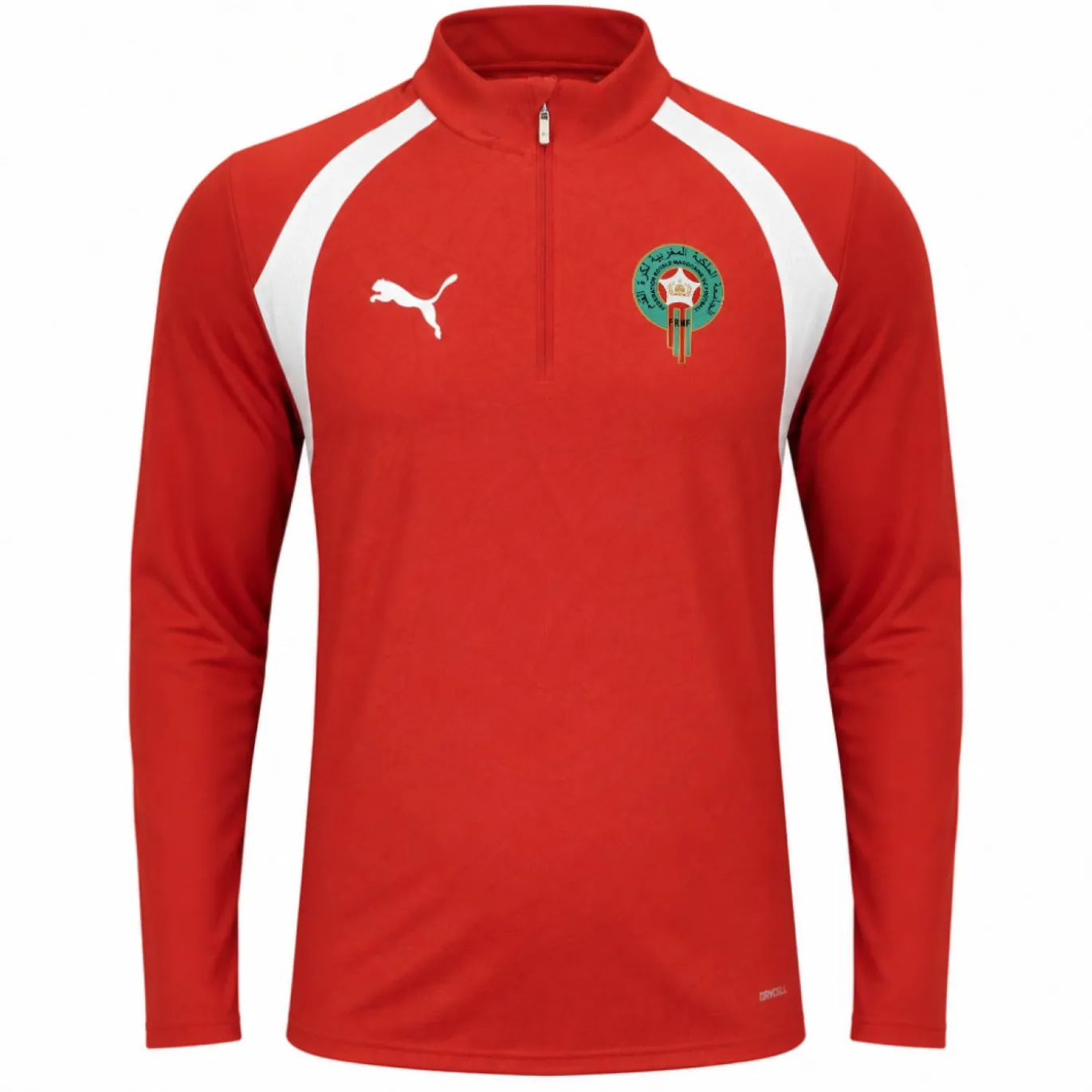 PUMA Marokko Trainingspak 1/4-Zip 2026-2028 Rood Wit Zwart