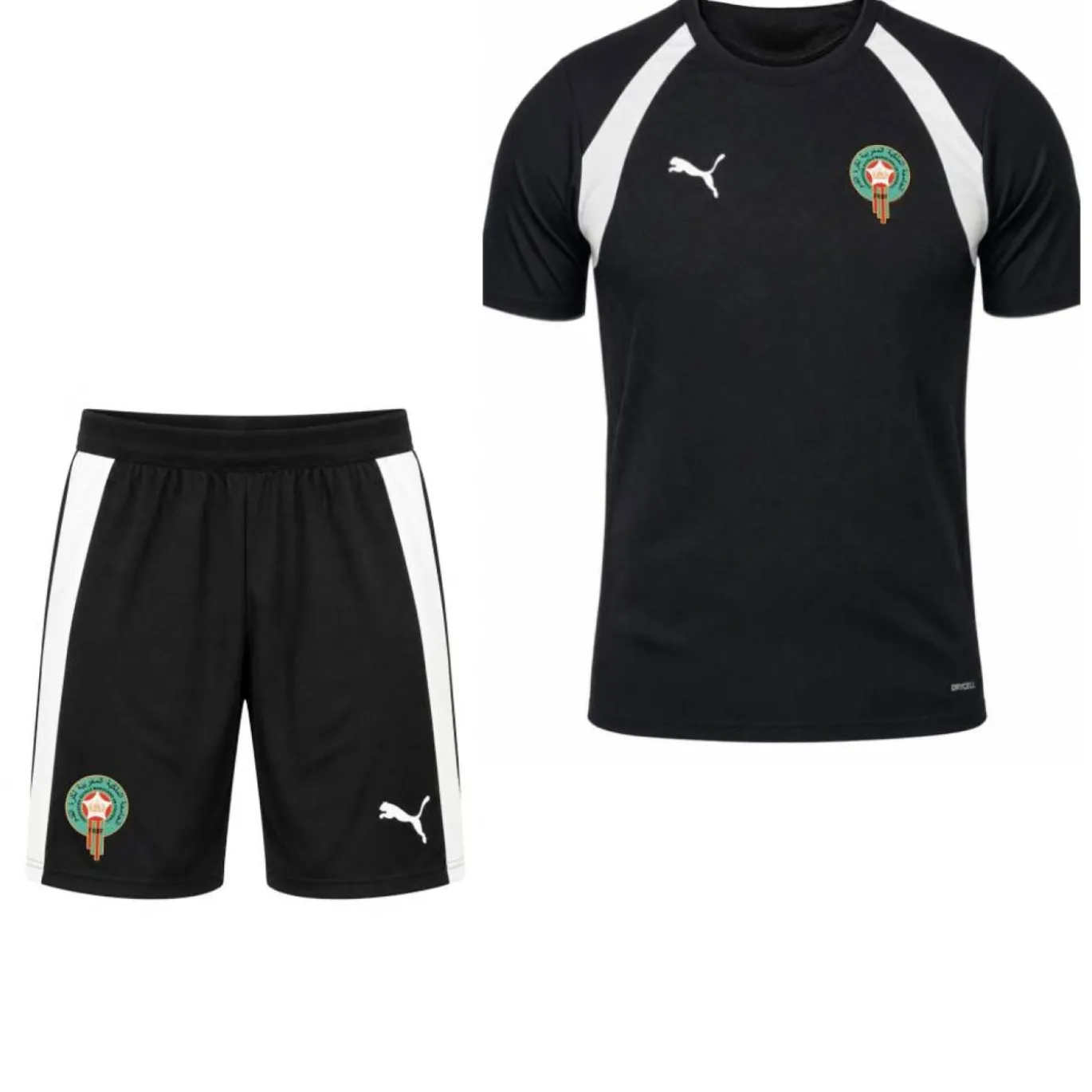 PUMA Marokko Trainingsset 2026-2028 Zwart Wit