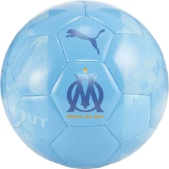 PUMA Olympique Marseille Pre-Match Voetbal Maat 5 Blauw Donkerblauw Goud