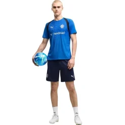 PUMA Olympique Marseille Trainingsshirt 2026-2027 Blauw Donkerblauw Wit