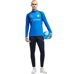 PUMA Olympique Marseille Trainingspak 1/4-Zip 2026-2027 Blauw Donkerblauw Wit