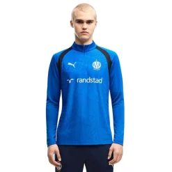 PUMA Olympique Marseille Trainingspak 1/4-Zip 2026-2027 Blauw Donkerblauw Wit