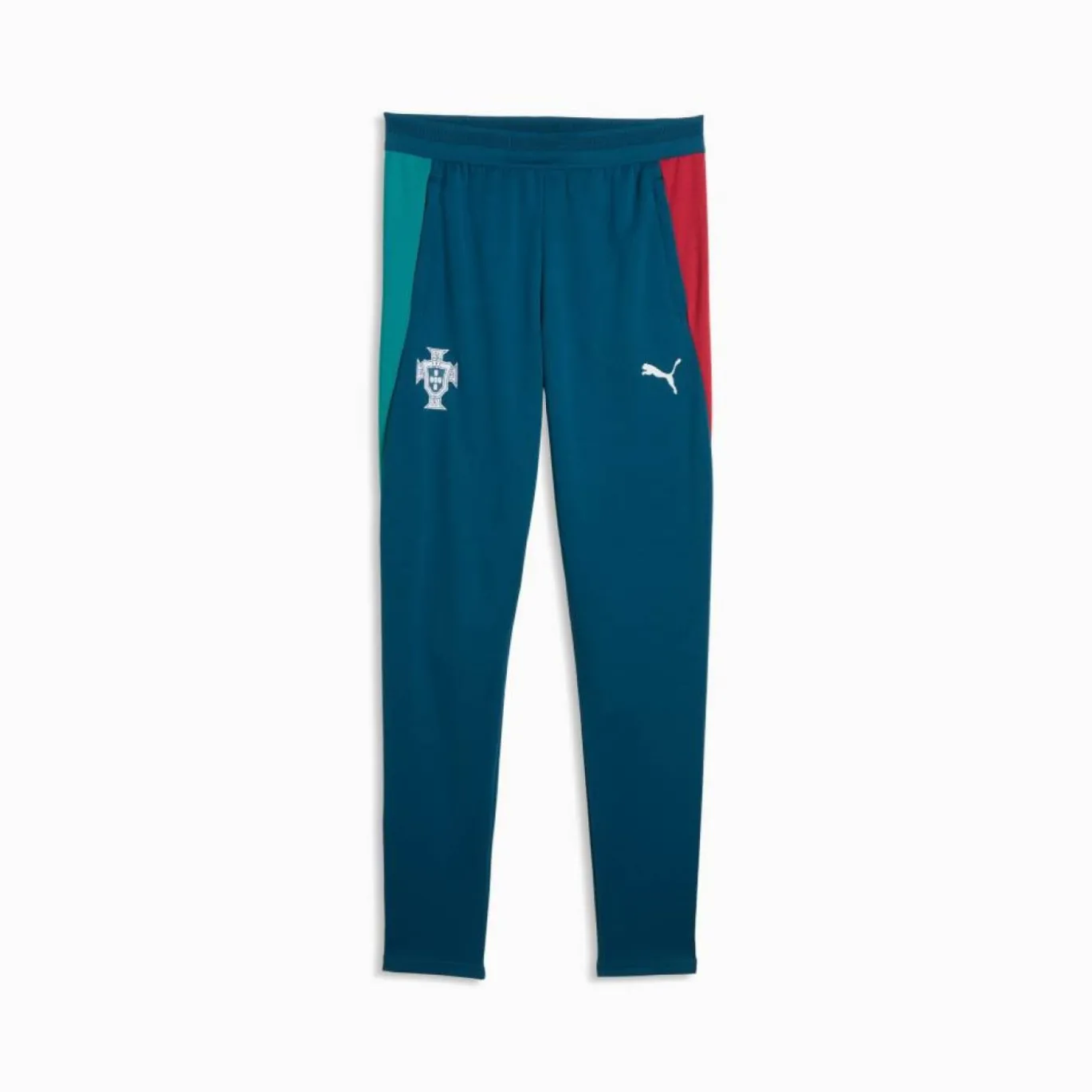 PUMA Portugal Trainingsbroek 2026-2028 Kids Blauwgroen Wit