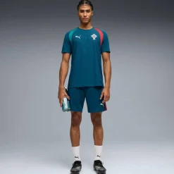 PUMA Portugal Trainingsshirt 2026-2028 Blauwgroen Wit