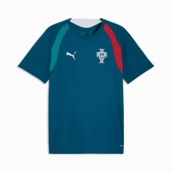 PUMA Portugal Trainingsshirt 2026-2028 Blauwgroen Wit