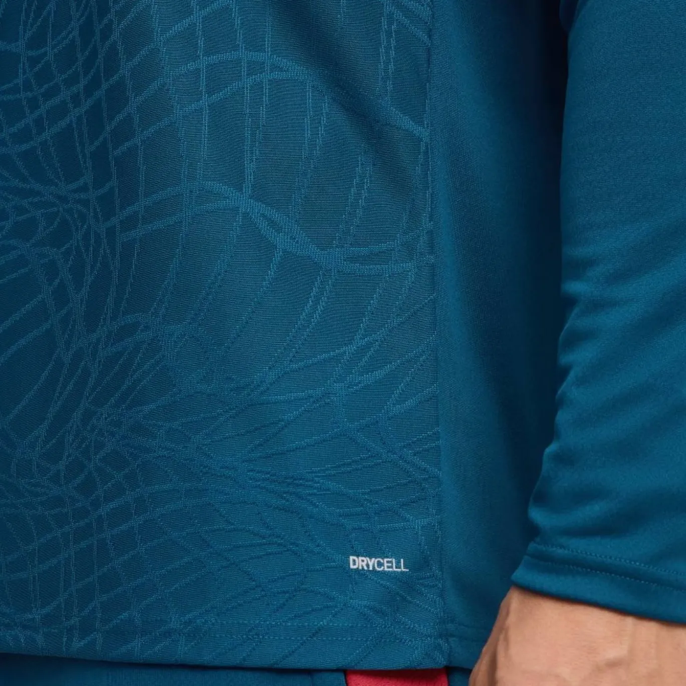 PUMA Portugal Trainingstrui 1/4 Zip 2026-2028 Blauwgroen Wit