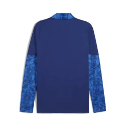 PUMA RB Leipzig Trainingstrui 1/4-Zip 2025-2026 Blauw Donkerblauw Rood