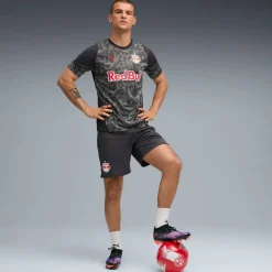 PUMA Red Bull Salzburg Trainingsbroekje 2025-2026 Donkergrijs Zwart Rood