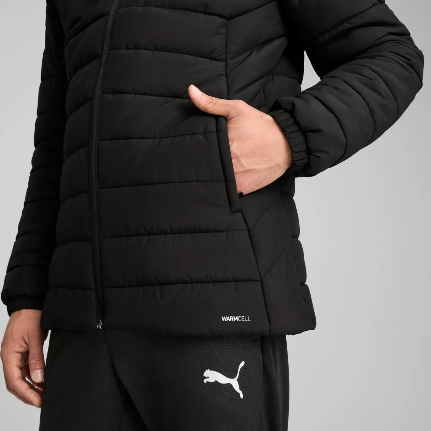 PUMA teamADDITIONS Padded Winterjas Zwart