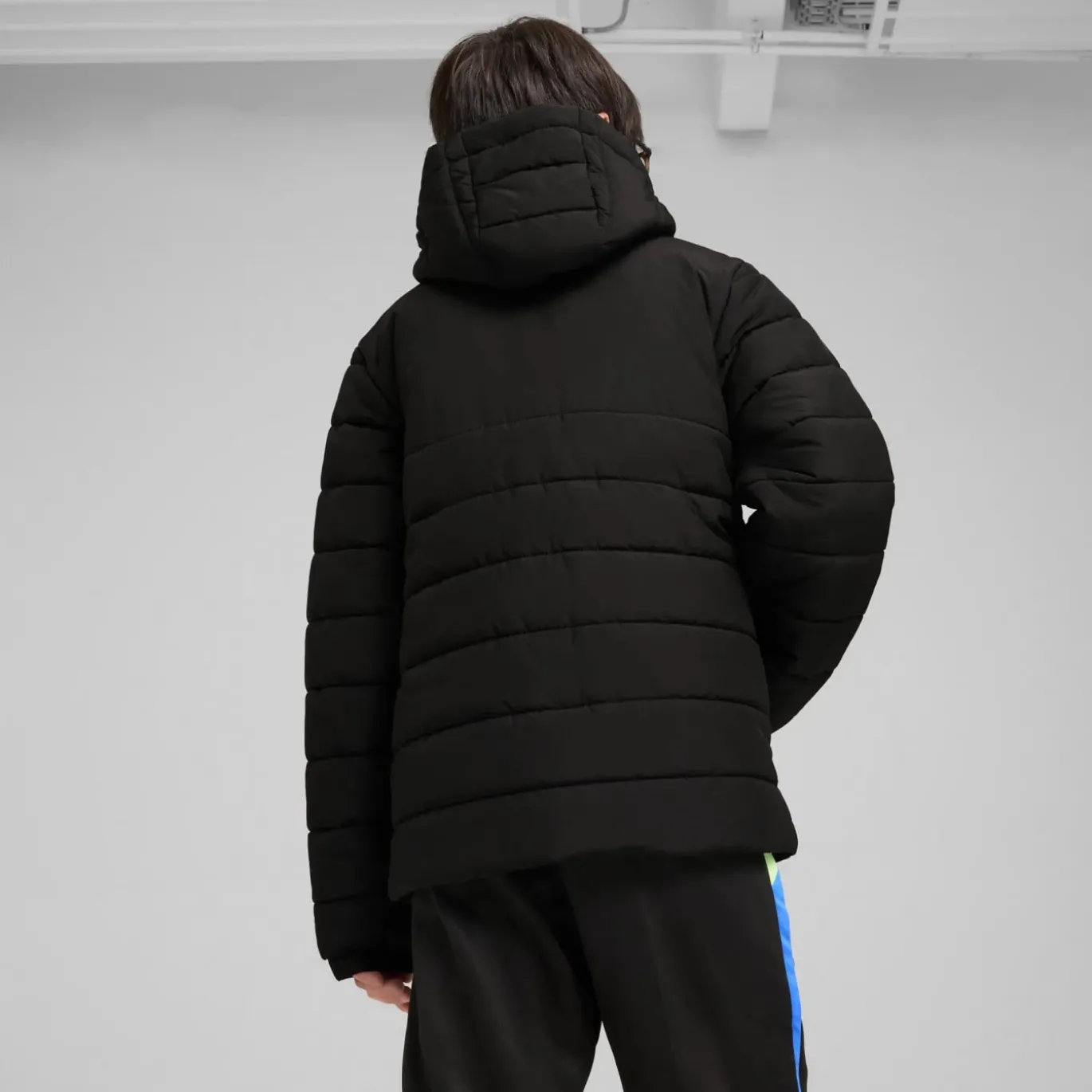 PUMA teamADDITIONS Padded Winterjas Kids Zwart