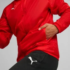 PUMA teamGOAL All Weather Jas Rood Wit