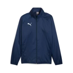 PUMA teamGOAL All Weather Jas Donkerblauw Wit