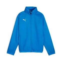 PUMA teamGOAL All Weather Jas Kids Blauw Wit