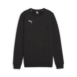 PUMA teamGOAL Casuals Crew Sweater Dames Zwart Wit