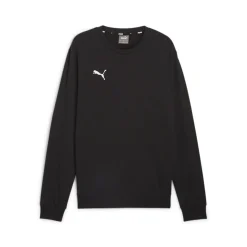 PUMA teamGOAL Casuals Crew Sweater Zwart Wit