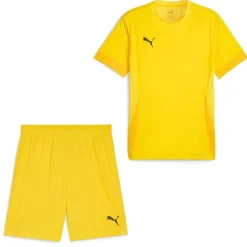 PUMA teamGOAL Matchday Voetbaltenue Kids Geel Zwart