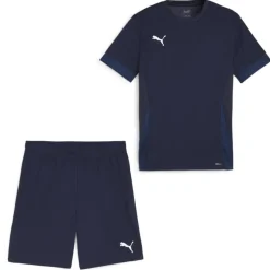 PUMA teamGOAL Matchday Voetbaltenue Donkerblauw Wit