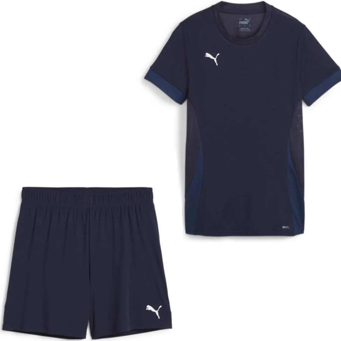 PUMA teamGOAL Matchday Voetbaltenue Dames Donkerblauw Wit