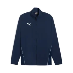PUMA teamGOAL Sideline Jas Donkerblauw Wit