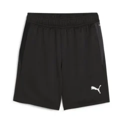 PUMA teamGOAL Trainingsbroekje Kids Zwart Wit Grijs