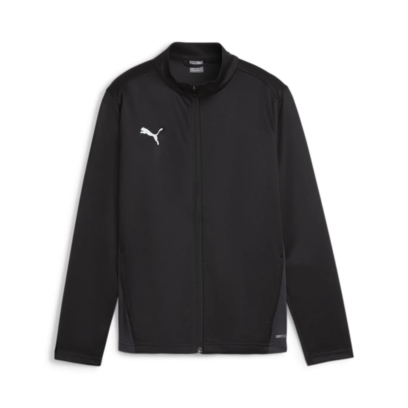 PUMA teamGOAL Trainingsjack Kids Zwart Wit Grijs