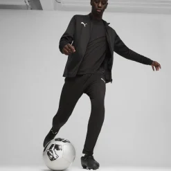 PUMA teamGOAL Trainingsjack Zwart Wit Grijs