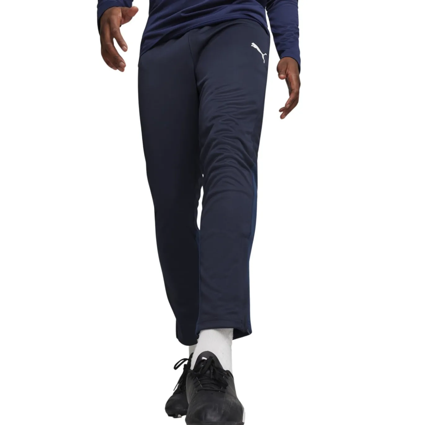 PUMA teamGOAL Trainingspak 1/4-Zip Donkerblauw Wit