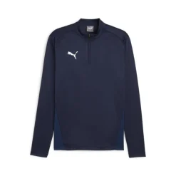 PUMA teamGOAL Trainingspak 1/4-Zip Donkerblauw Wit