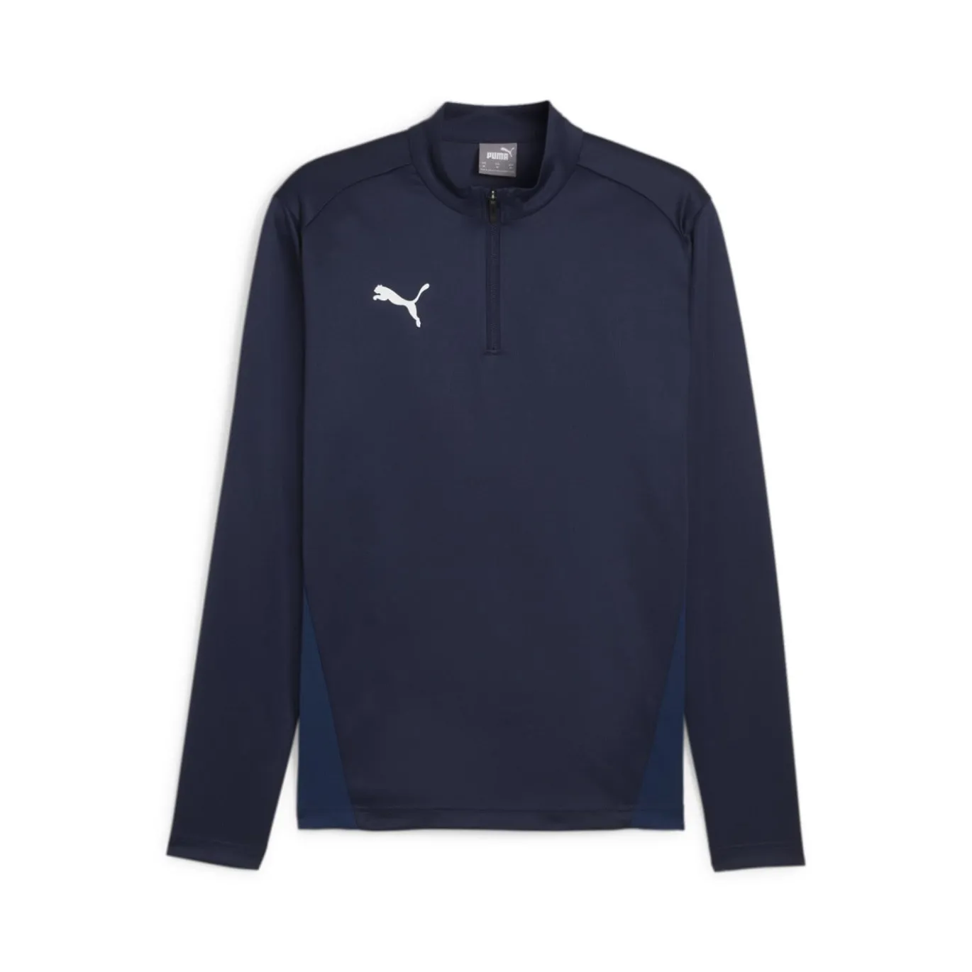 PUMA teamGOAL Trainingstrui 1/4-Zip Donkerblauw Wit
