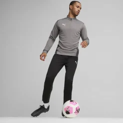 PUMA teamGOAL Trainingstrui 1/4-Zip Grijs Wit