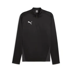 PUMA teamGOAL Trainingstrui 1/4-Zip Zwart Wit Grijs