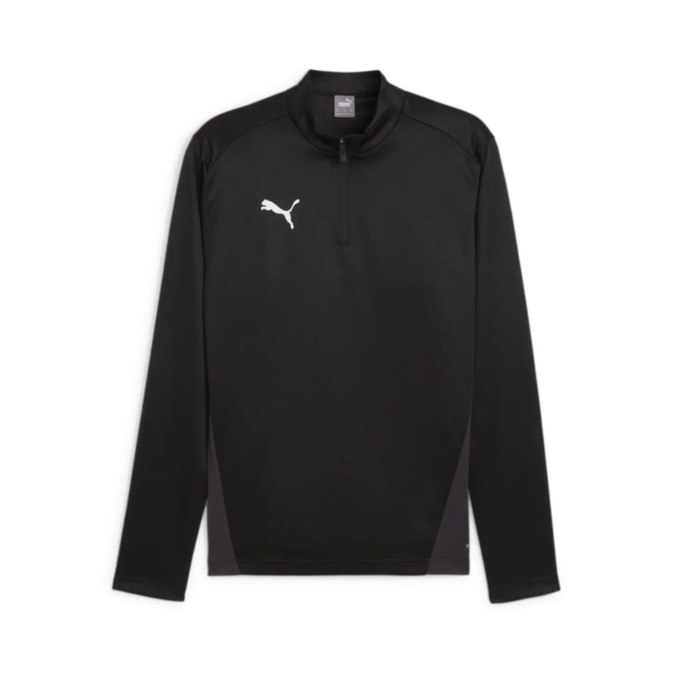 PUMA teamGOAL Trainingstrui 1/4-Zip Zwart Wit Grijs