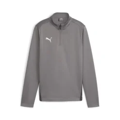 PUMA teamGOAL Trainingstrui 1/4-Zip Kids Grijs Wit