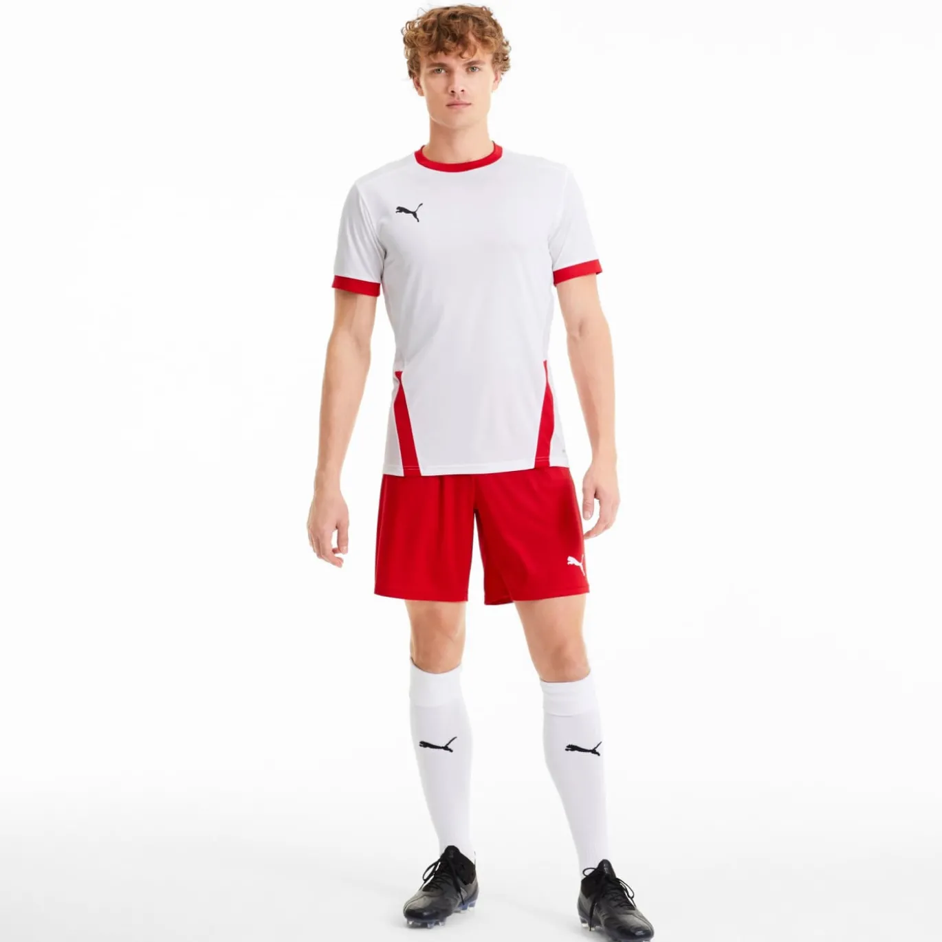 PUMA teamGOAL 23 Voetbalshirt Wit Rood