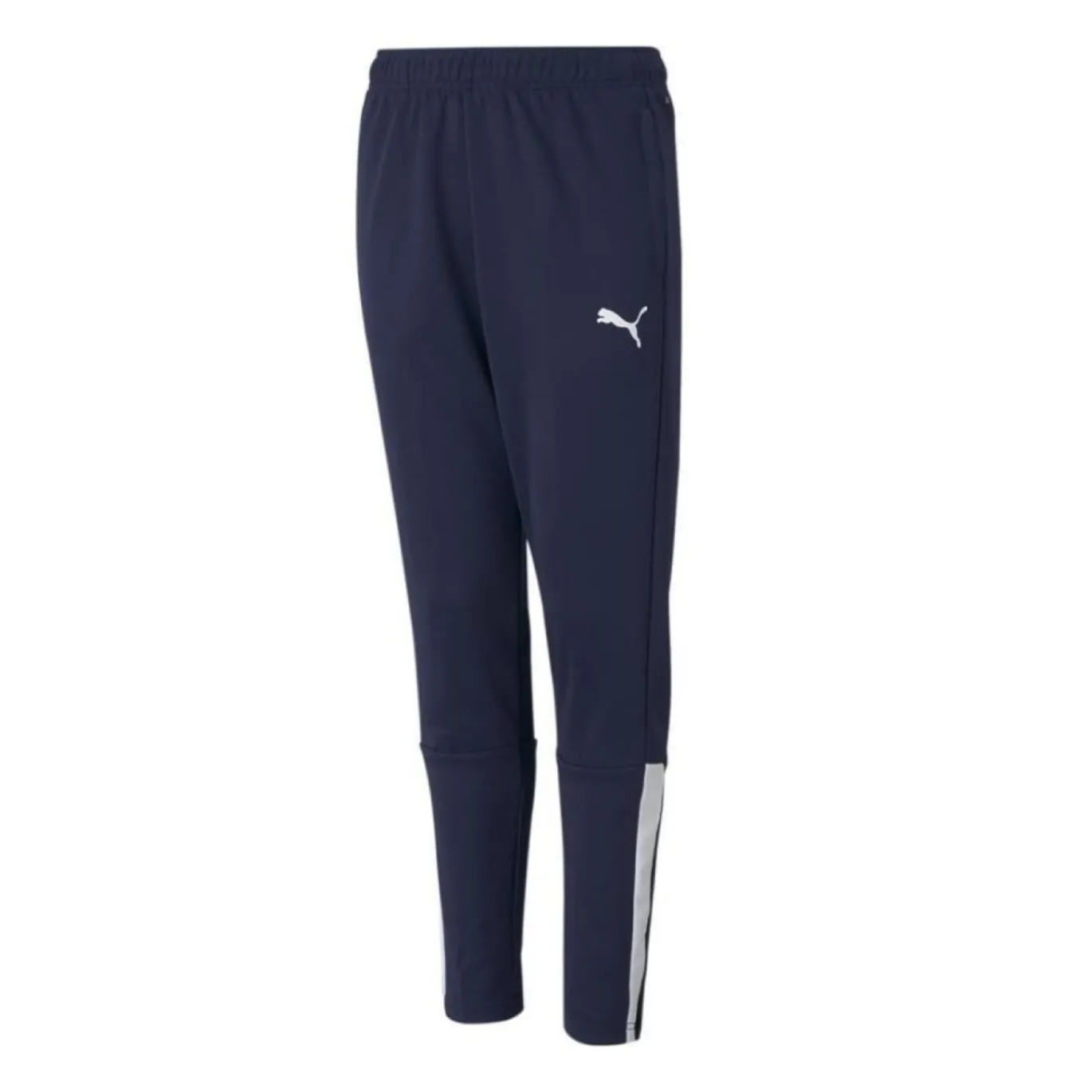 PUMA teamLIGA Full-Zip Trainingspak Kids Donkerblauw Zwart