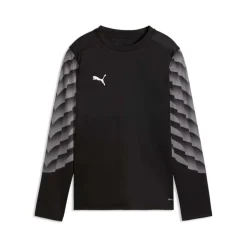 PUMA teamLIGA26 Keepersshirt Lange Mouwen Kids Zwart Wit