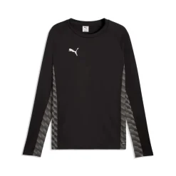 PUMA teamLIGA26 Sweater Kids Zwart Wit