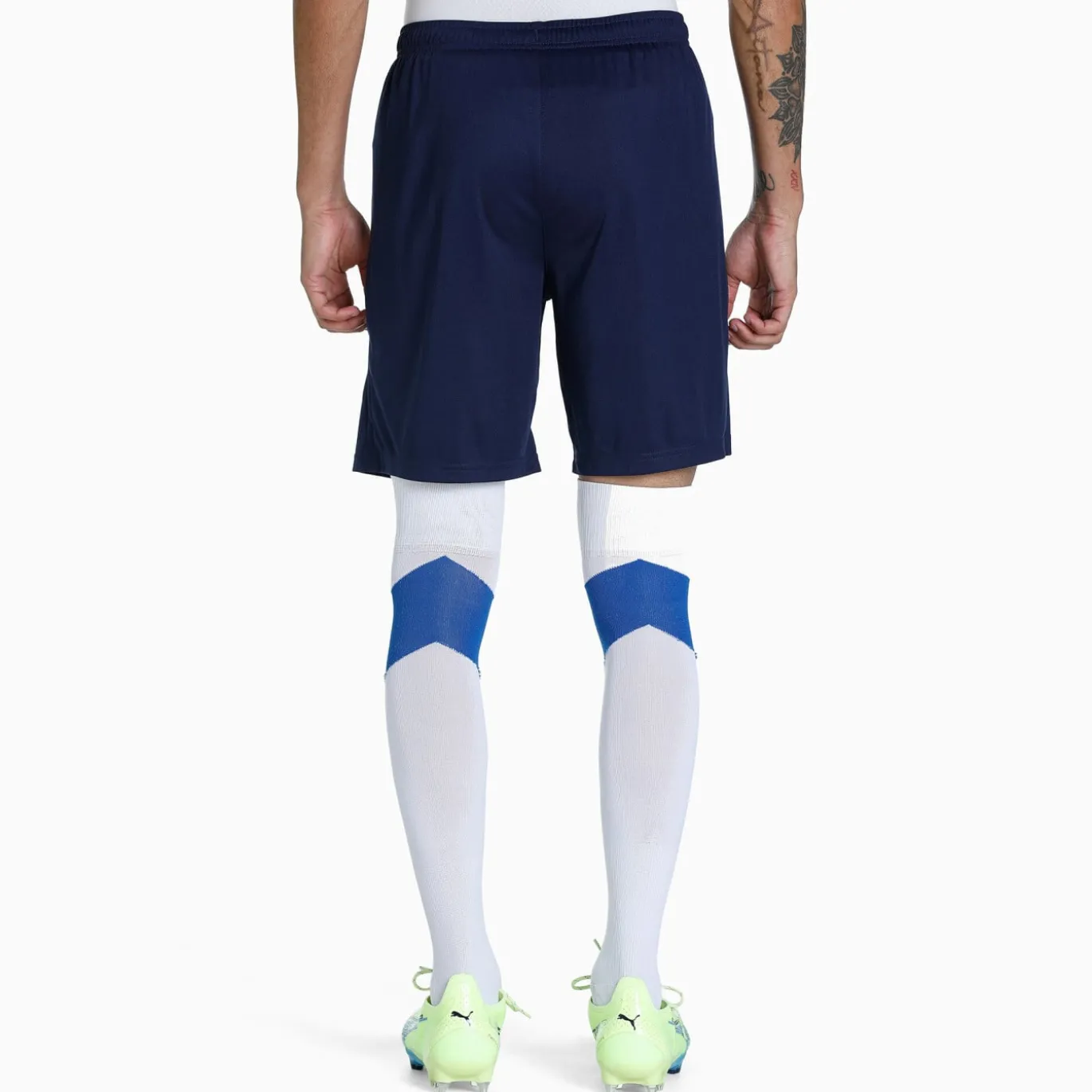 PUMA TeamLIGA Trainingsbroekje Donkerblauw Wit