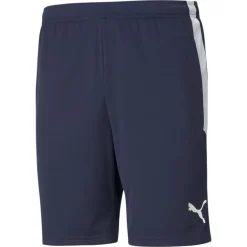 PUMA TeamLIGA Trainingsbroekje Donkerblauw Wit