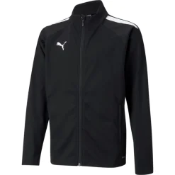 PUMA teamLIGA Trainingsjack Kids Zwart Wit