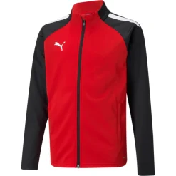 PUMA teamLIGA Trainingsjack Kids Rood Zwart