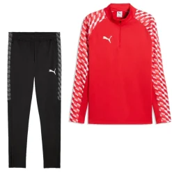 PUMA teamLIGA26 Trainingspak 1/4-Zip Rood Zwart