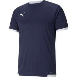 PUMA teamLIGA Voetbalshirt Donkerblauw Wit