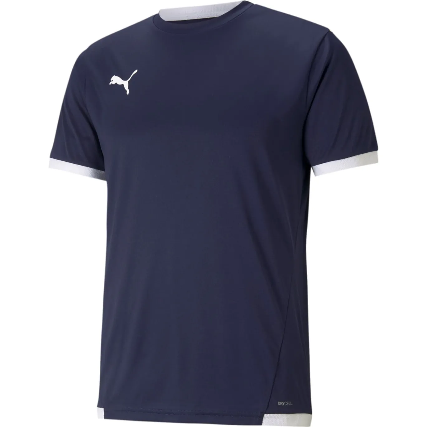 PUMA teamLIGA Voetbalshirt Donkerblauw Wit