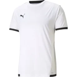 PUMA teamLIGA Voetbalshirt Wit Zwart