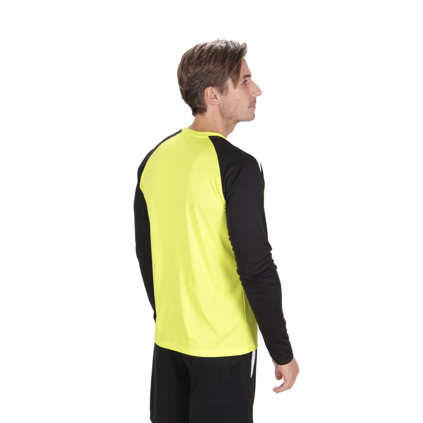 PUMA teamPACER Keepersshirt Lange Mouwen Geel Zwart Wit